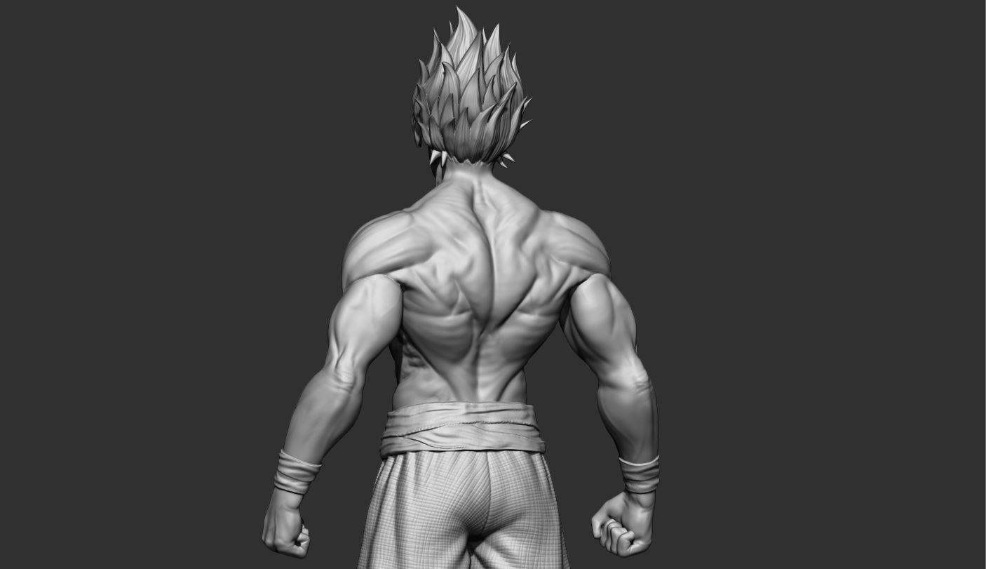 GOKU super saiyan -  Dragonball Super  3D print model_10