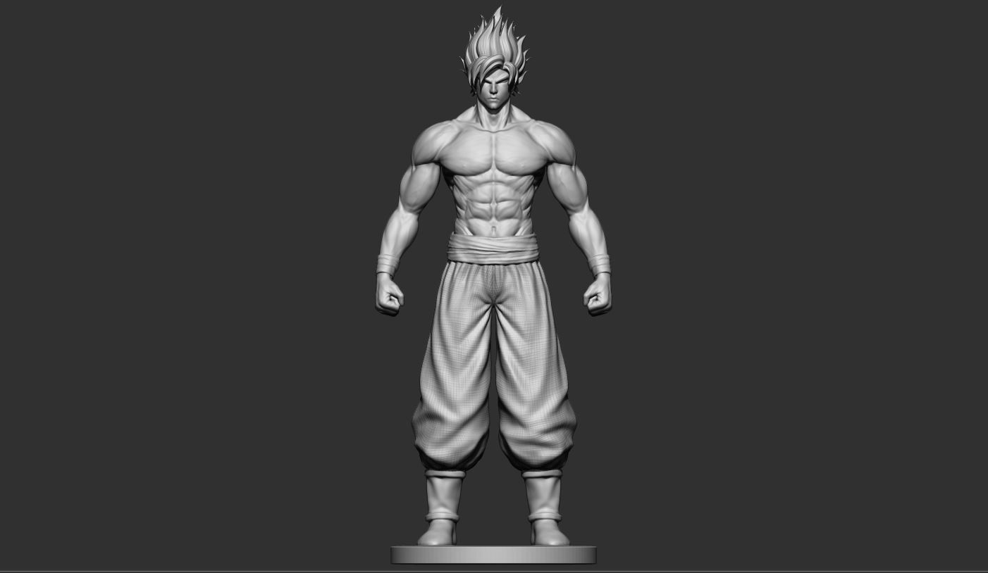 GOKU super saiyan -  Dragonball Super  3D print model_2