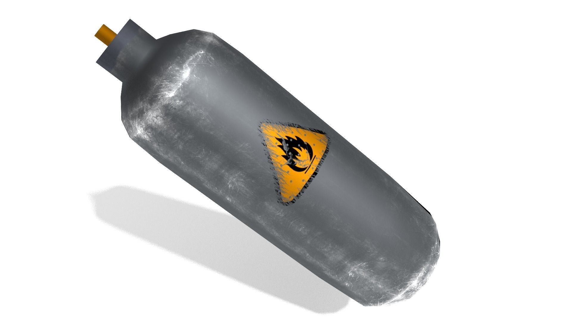 Gasoline tank for flamethrower free VR / AR / lowpoly 3D model CGTrader