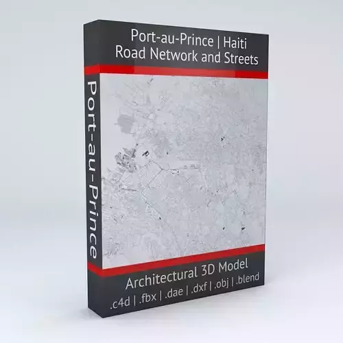 Port au Prince Road Network and Streets