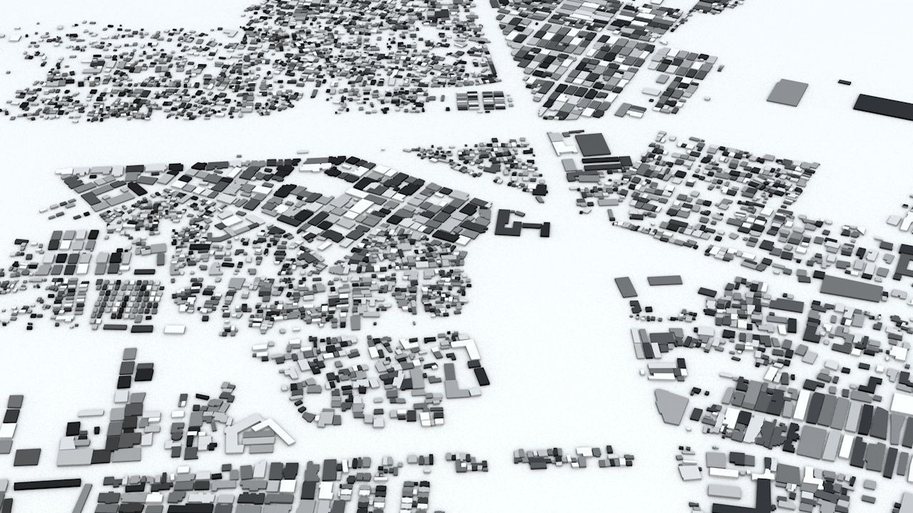Port au Prince Streets and Buildings 3D model_4