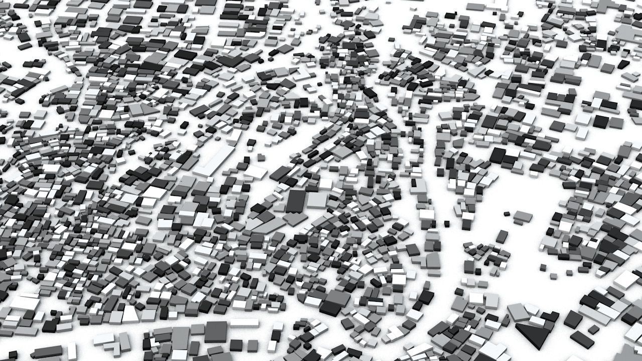 Port au Prince Streets and Buildings 3D model_3