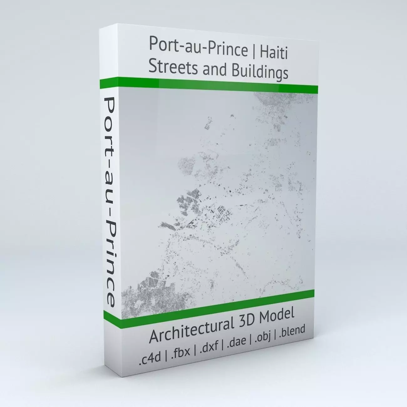Port au Prince Streets and Buildings 3D model_0