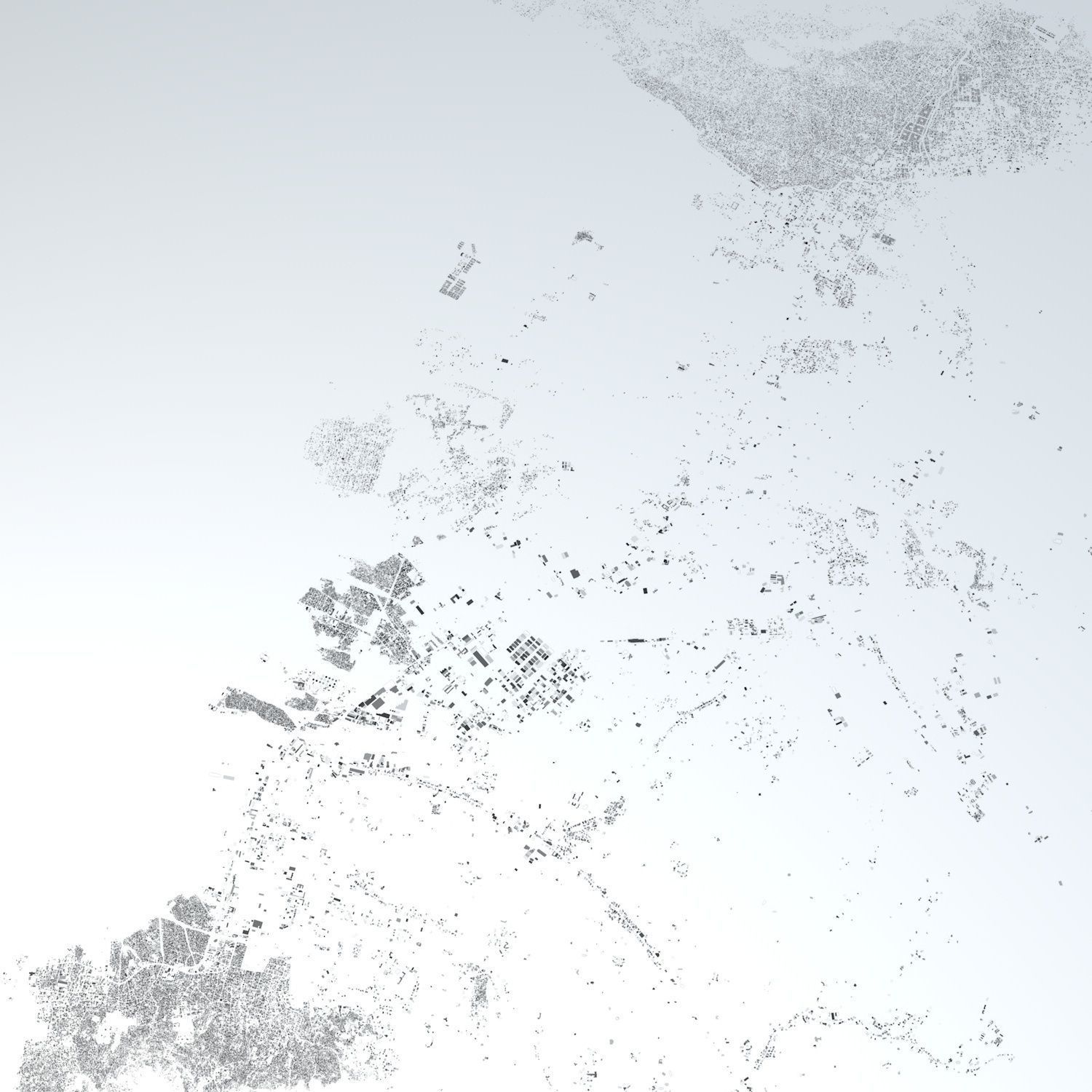 Port au Prince Streets and Buildings 3D model_5