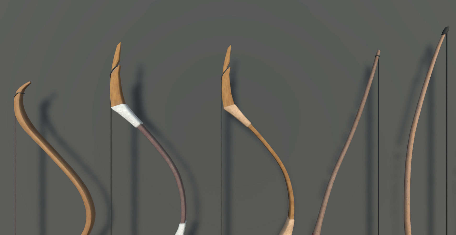 Medieval Weapons and Shields Bundle Low-poly 3D model_9