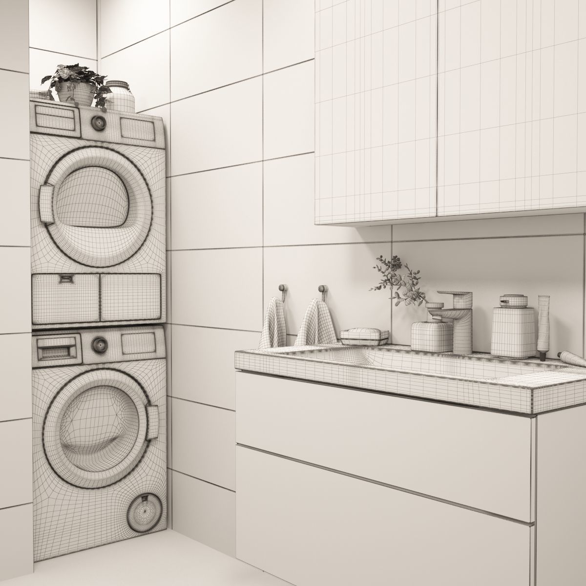 Bathroom 04 3D model_8