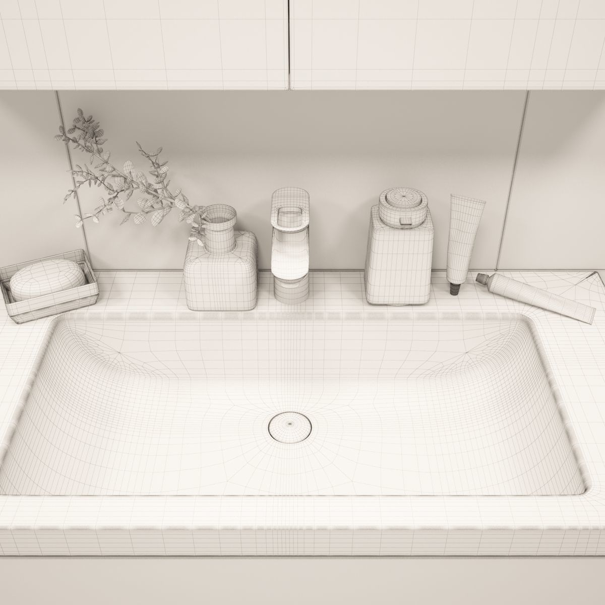 Bathroom 04 3D model_5