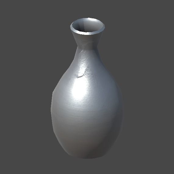 tokkuri1 pot Low-poly 3D model_1