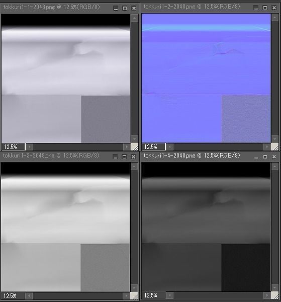 tokkuri1 pot Low-poly 3D model_9