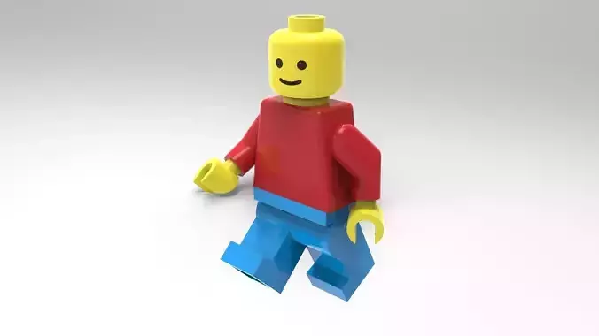 Lego man 3D model
