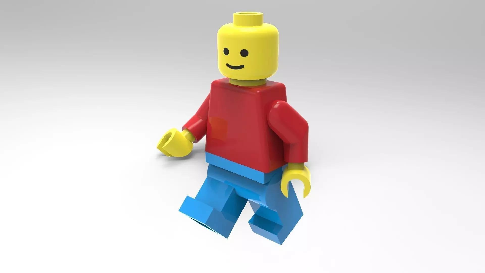 Lego man 3D model_0