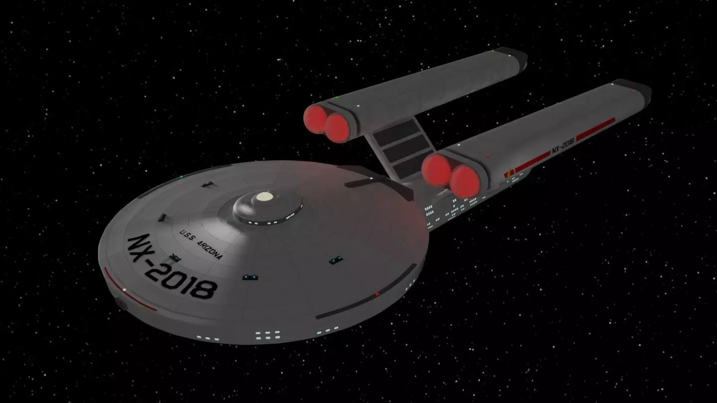 Arizona Class Battleship 3D model_0