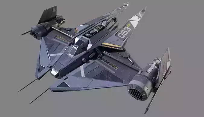 Space Fighter 3D model