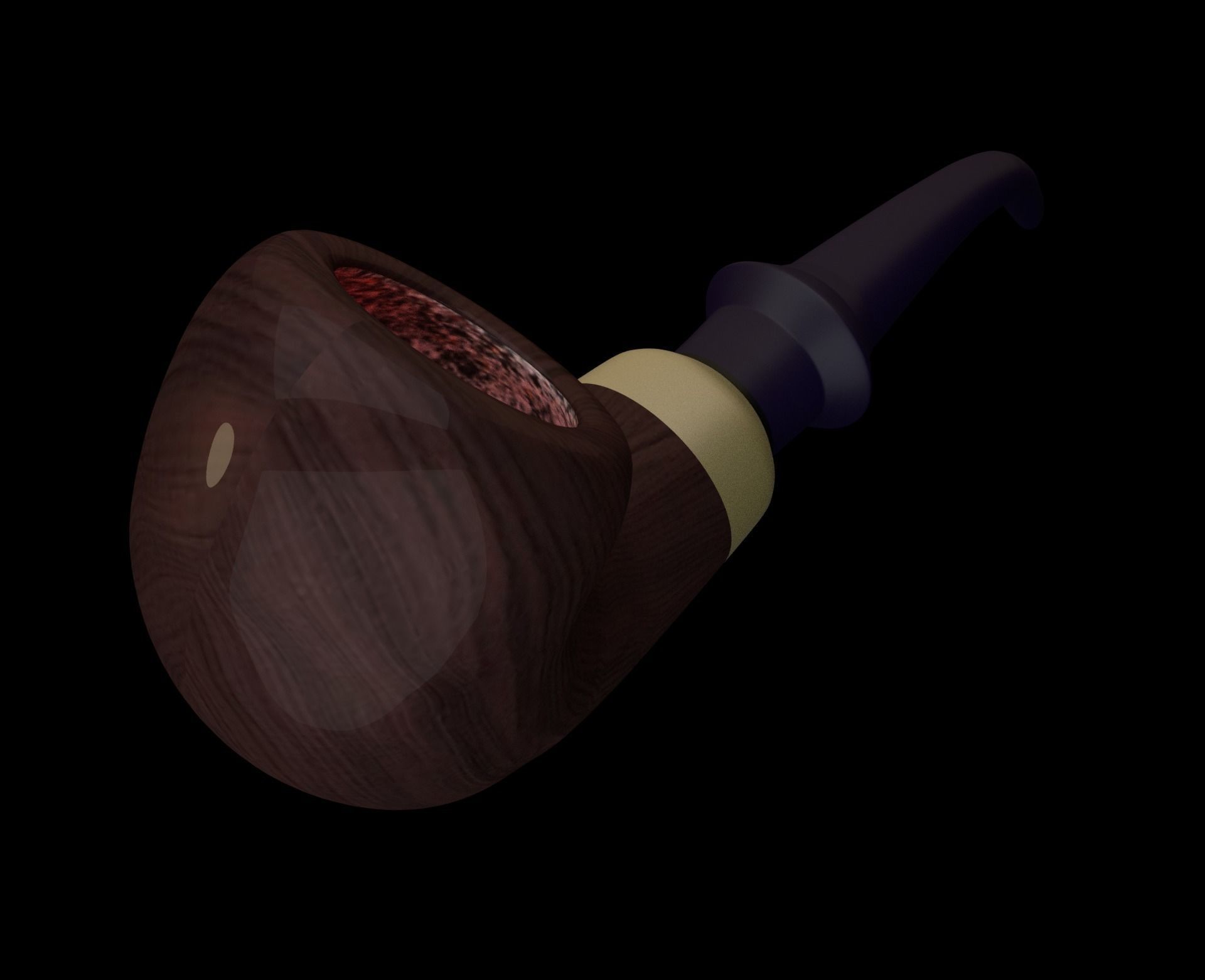 Smoking Pipe 3D model_2