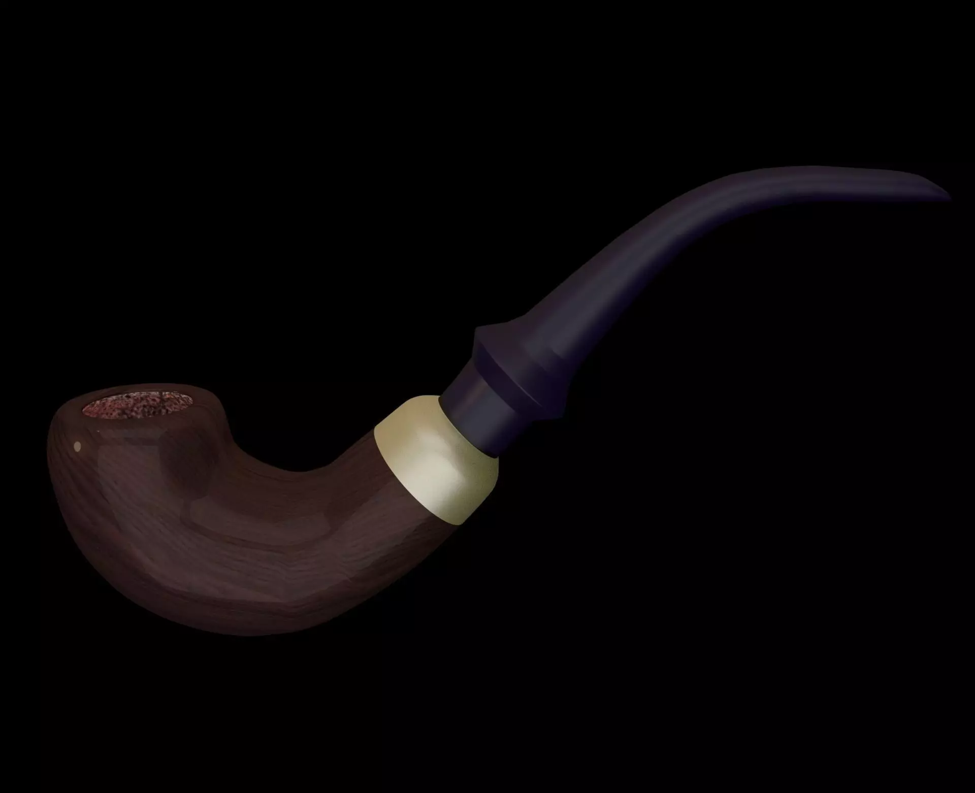 Smoking Pipe 3D model_0