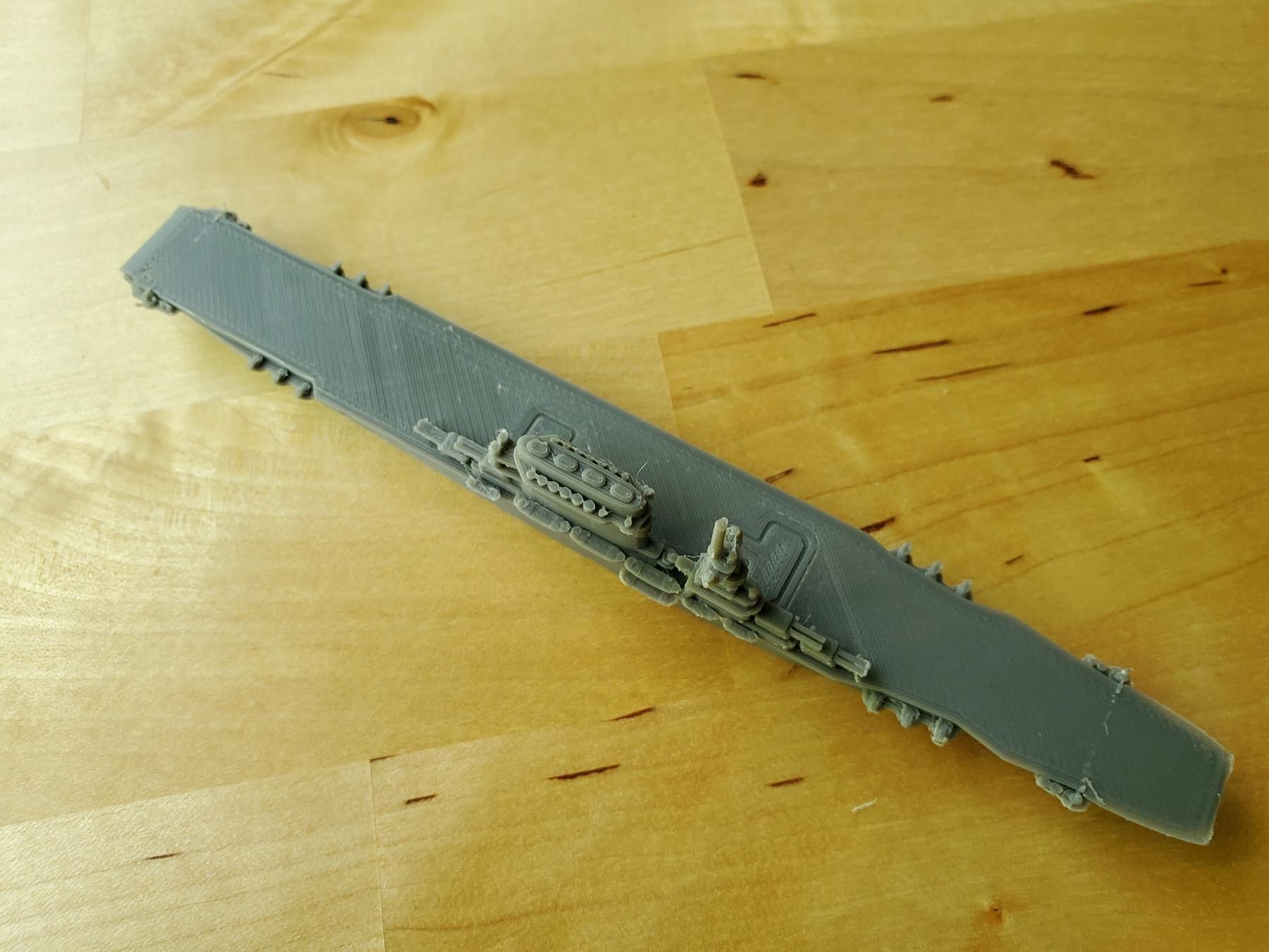 Lexington Class Aircraft Carrier 3D print model_16