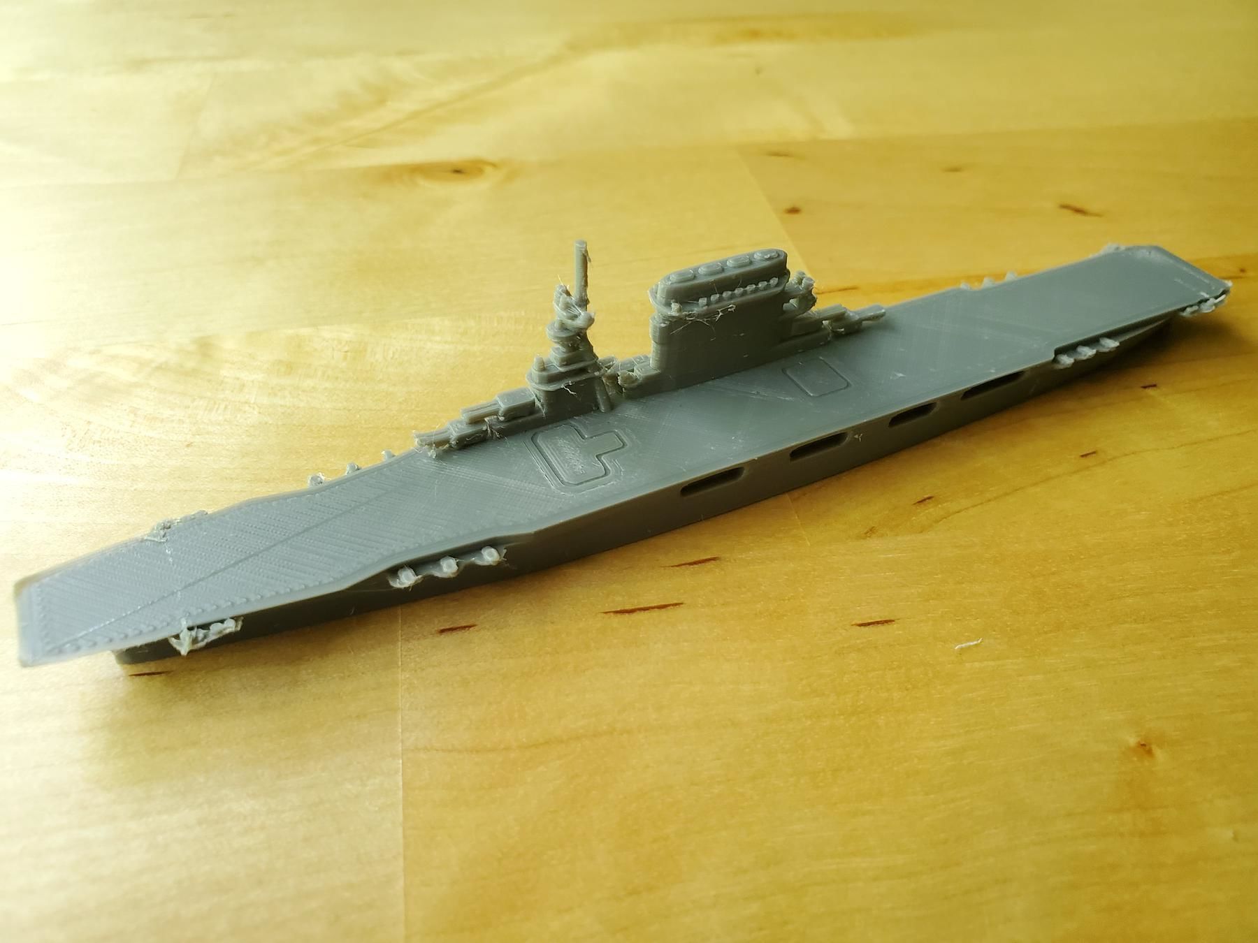 Lexington Class Aircraft Carrier 3D print model_8