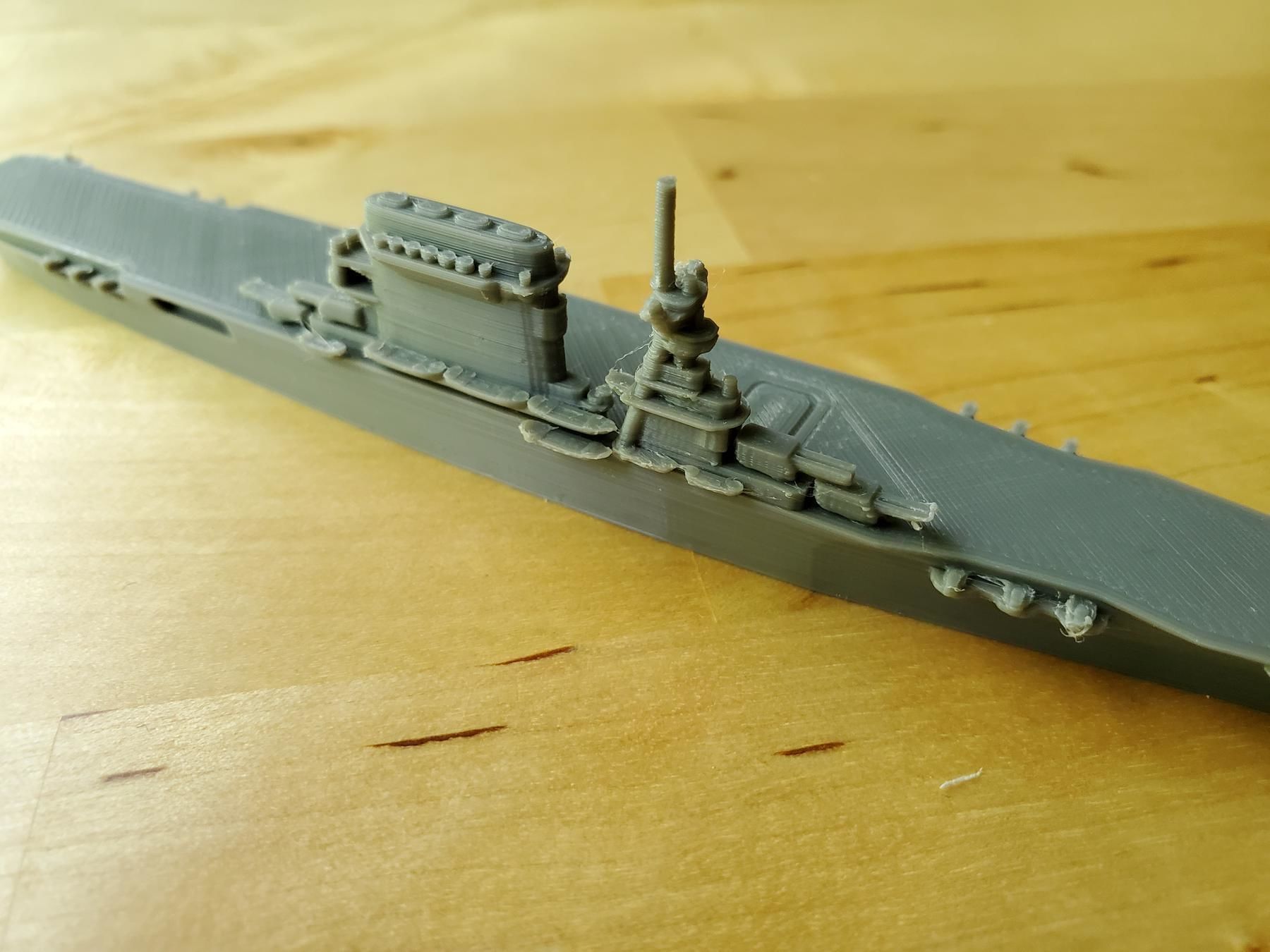 Lexington Class Aircraft Carrier 3D print model_12