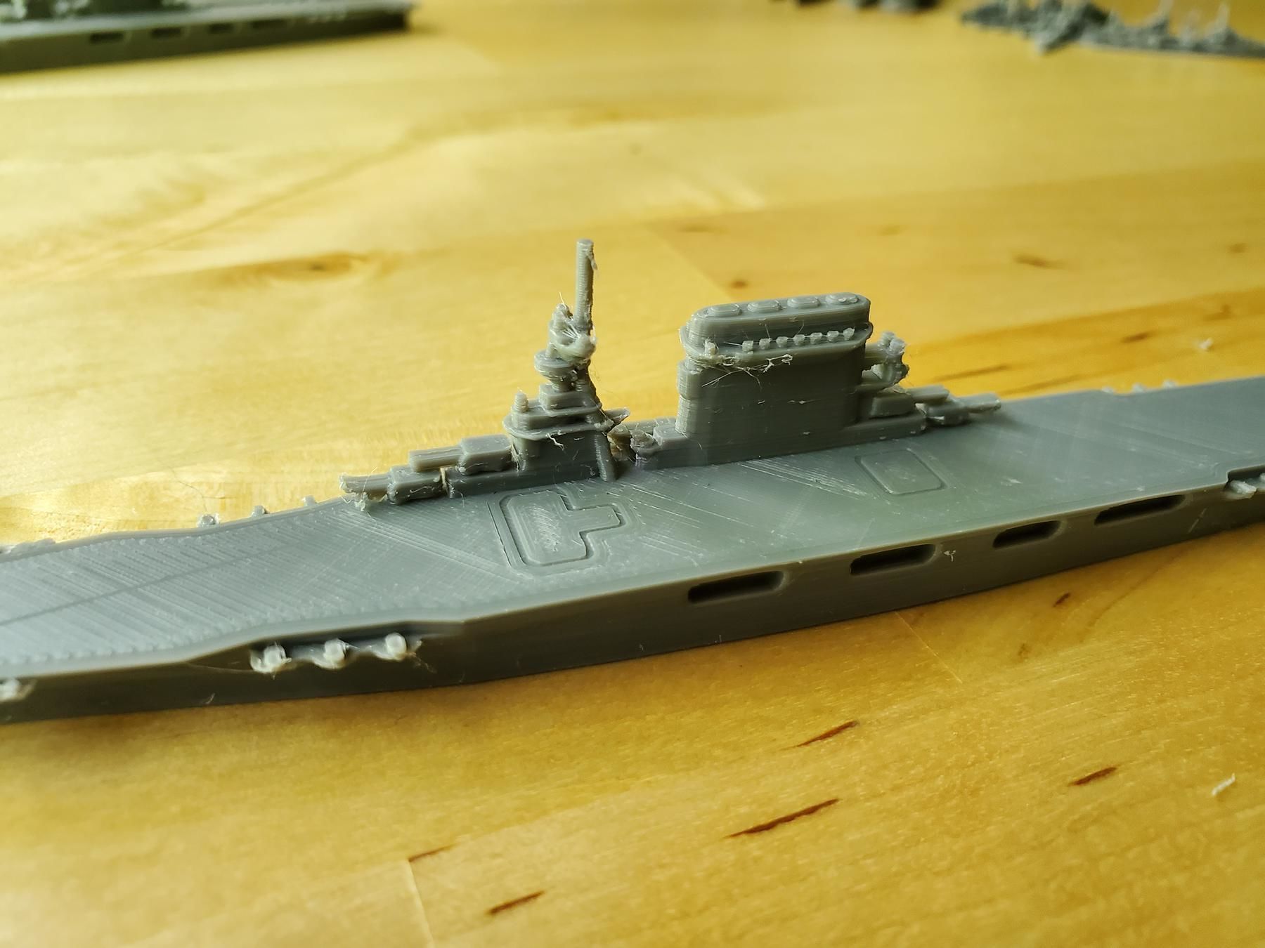 Lexington Class Aircraft Carrier 3D print model_10