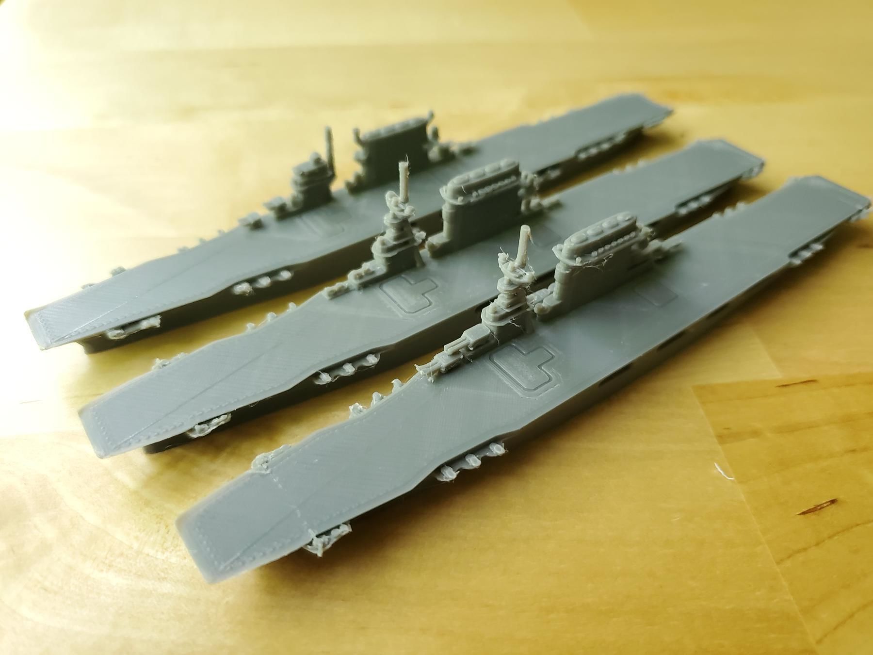 Lexington Class Aircraft Carrier 3D print model_7