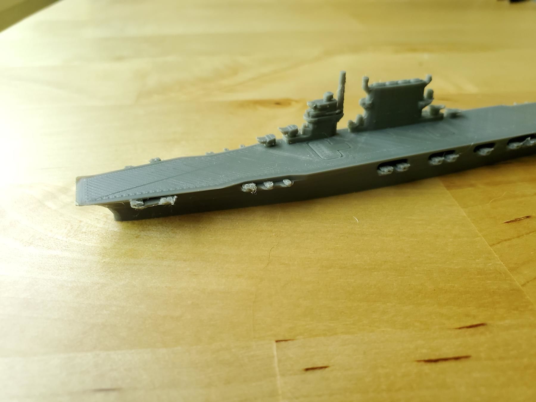 Lexington Class Aircraft Carrier 3D print model_25