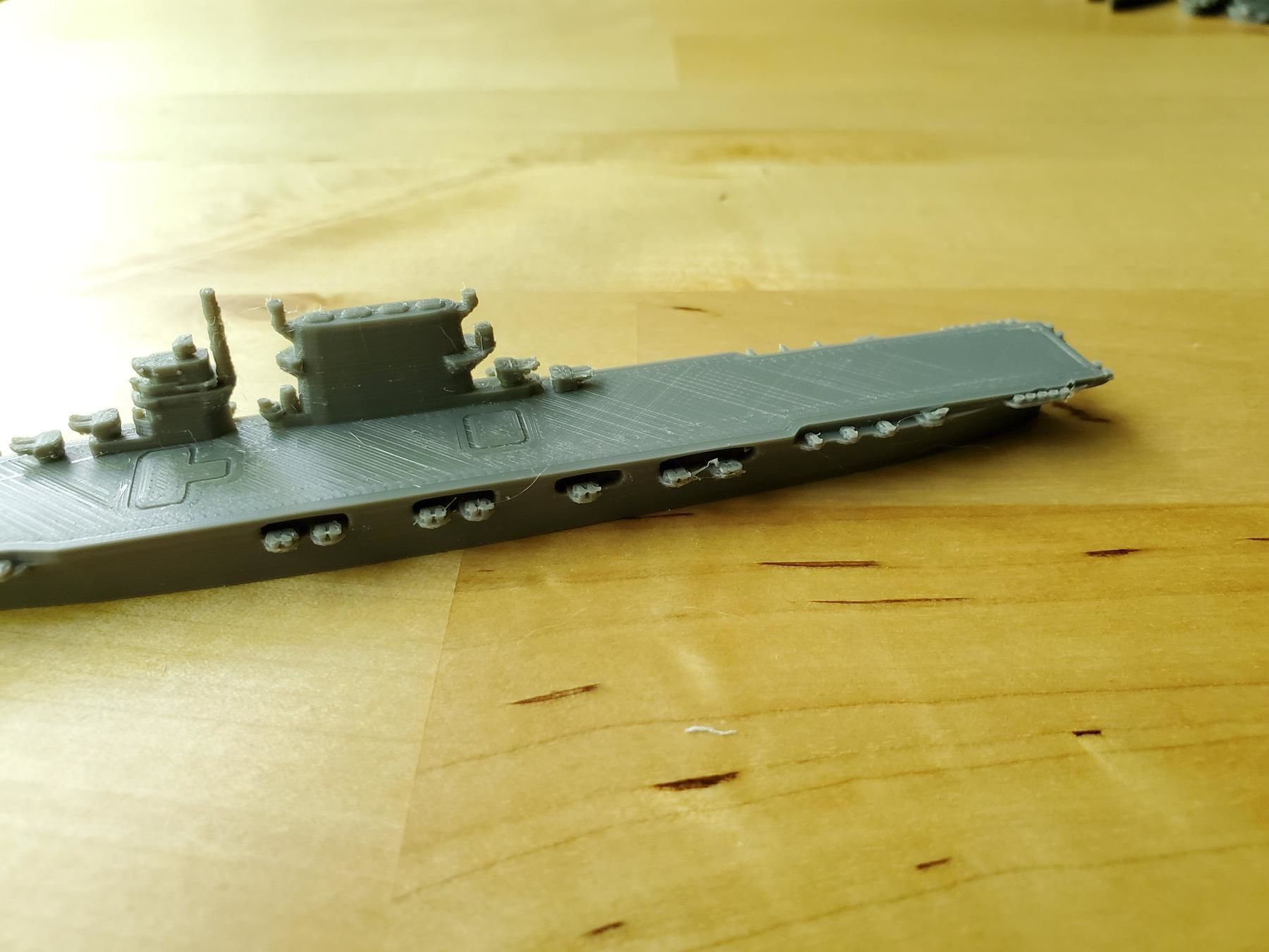 Lexington Class Aircraft Carrier 3D print model_26