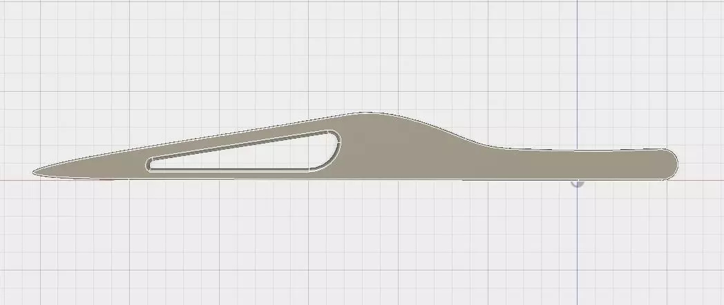 Simple Knife 3D print model_0