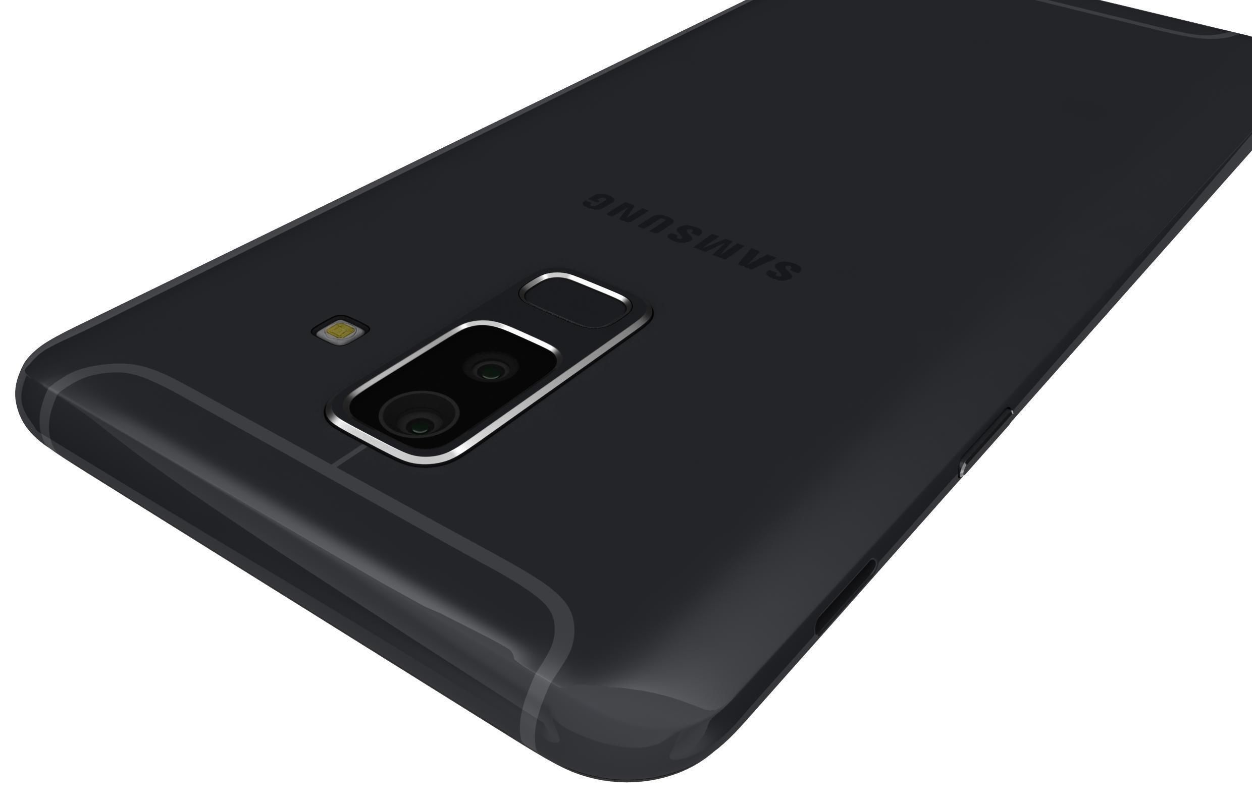 Samsung Galaxy A6 Plus Black 3D model_10