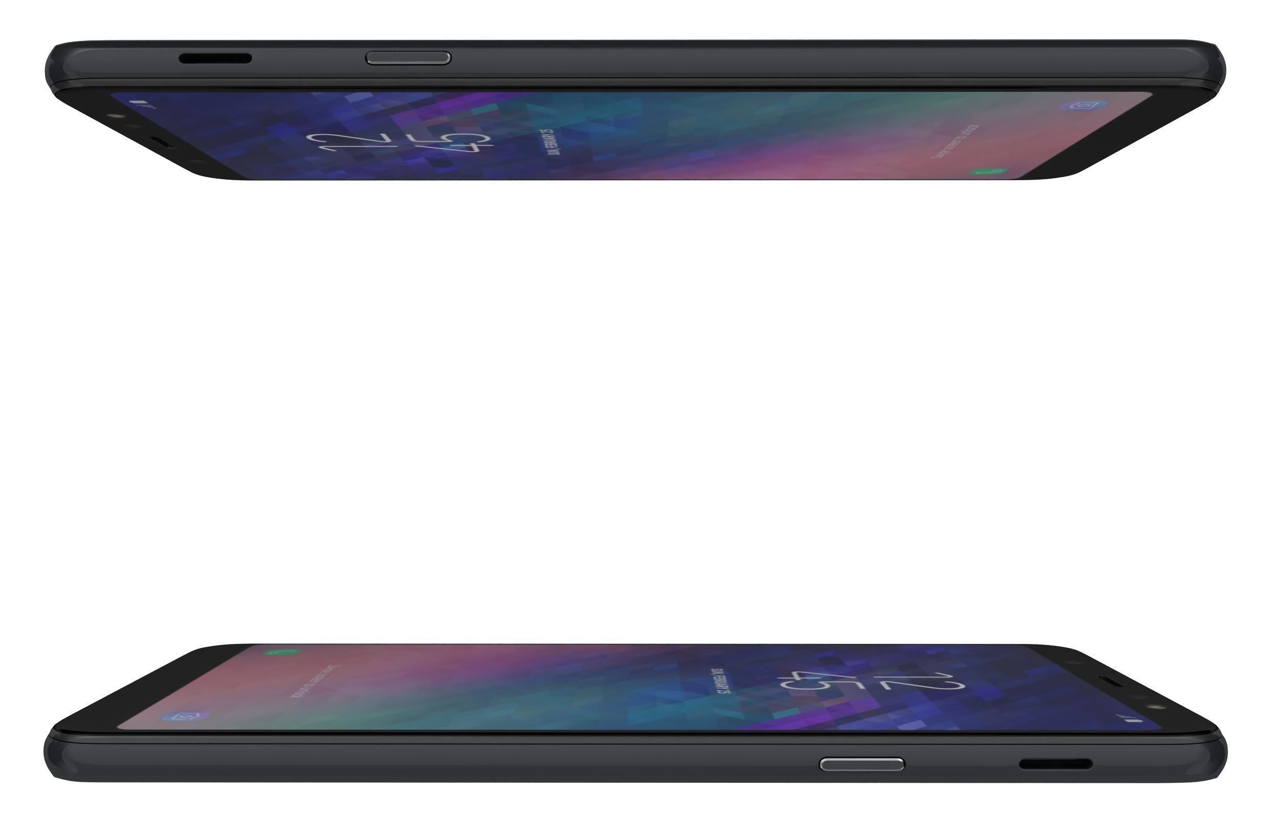 Samsung Galaxy A6 Plus Black 3D model_3