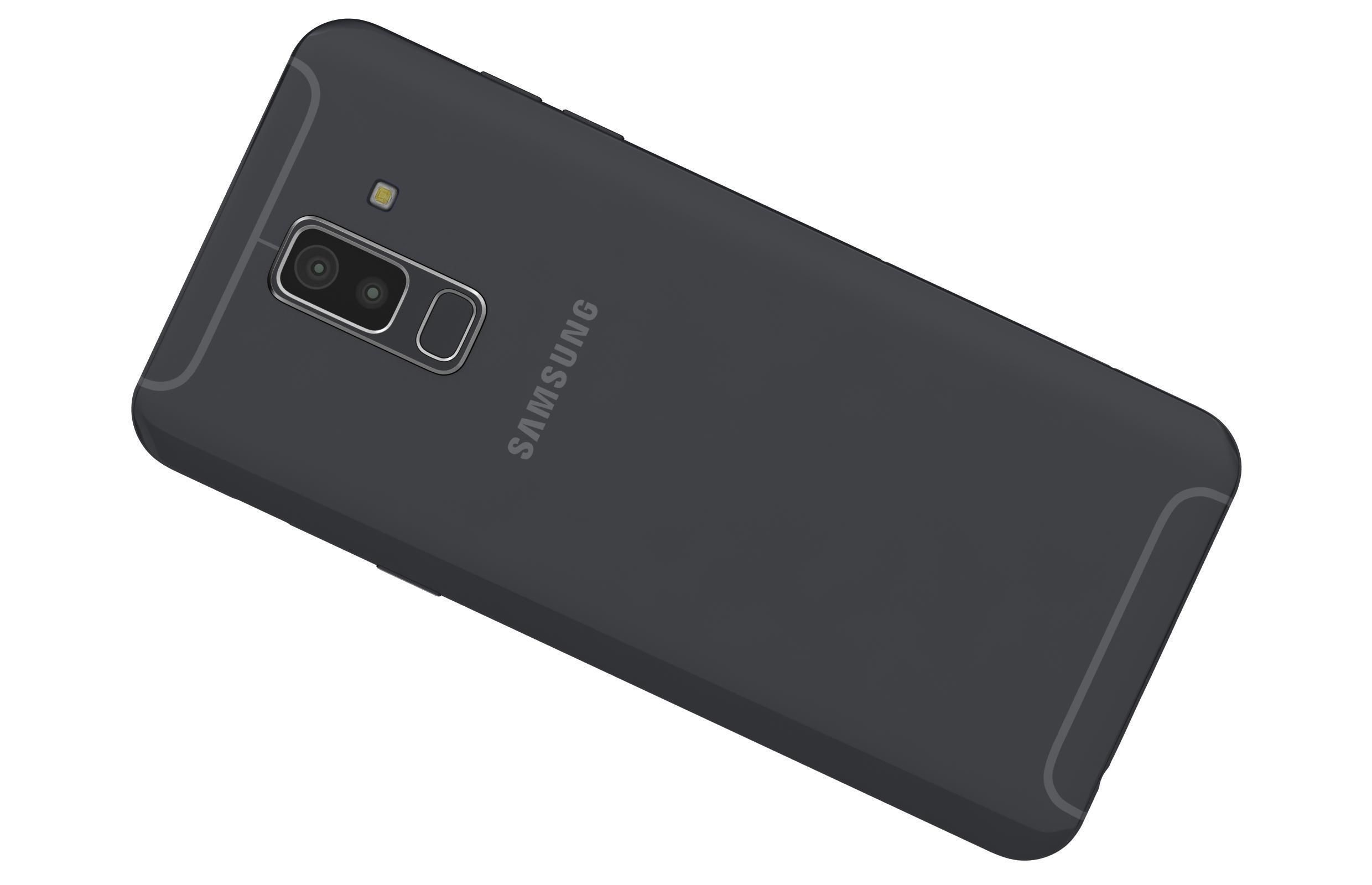 Samsung Galaxy A6 Plus Black 3D model_5