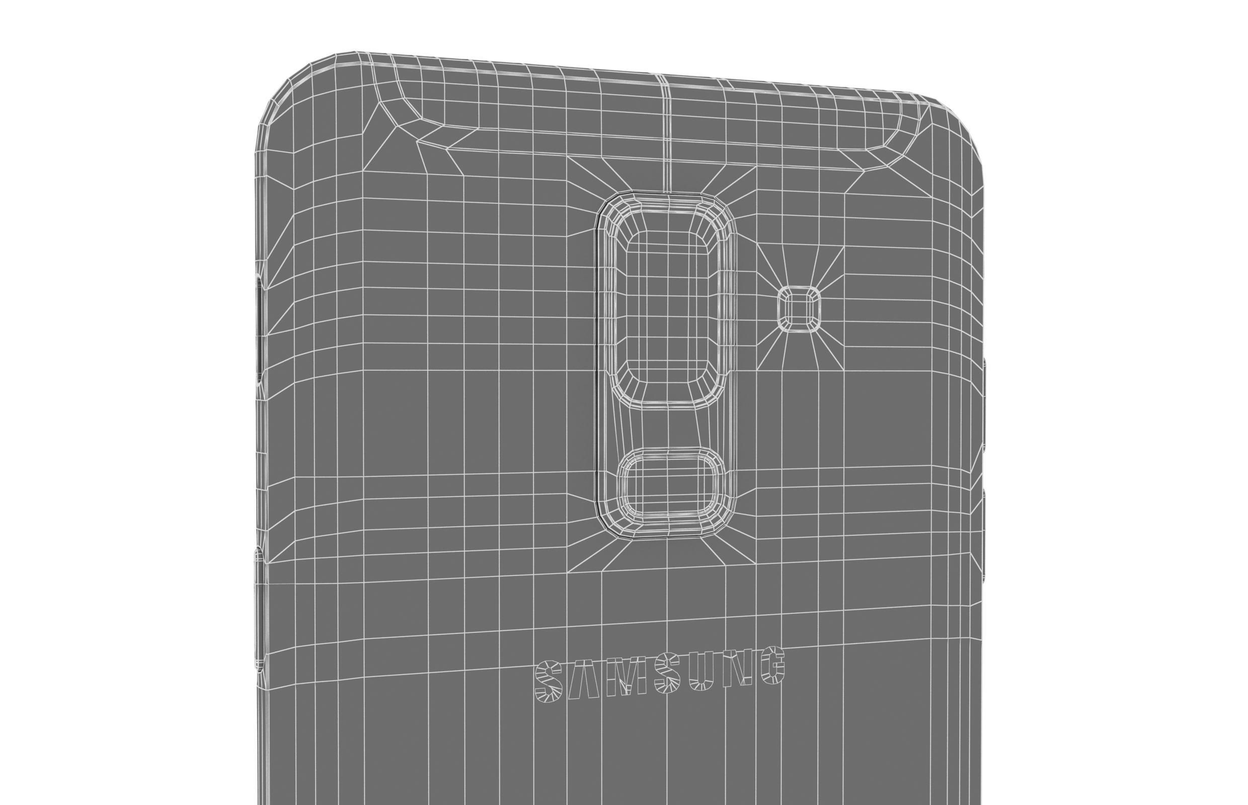 Samsung Galaxy A6 Plus Black 3D model_15