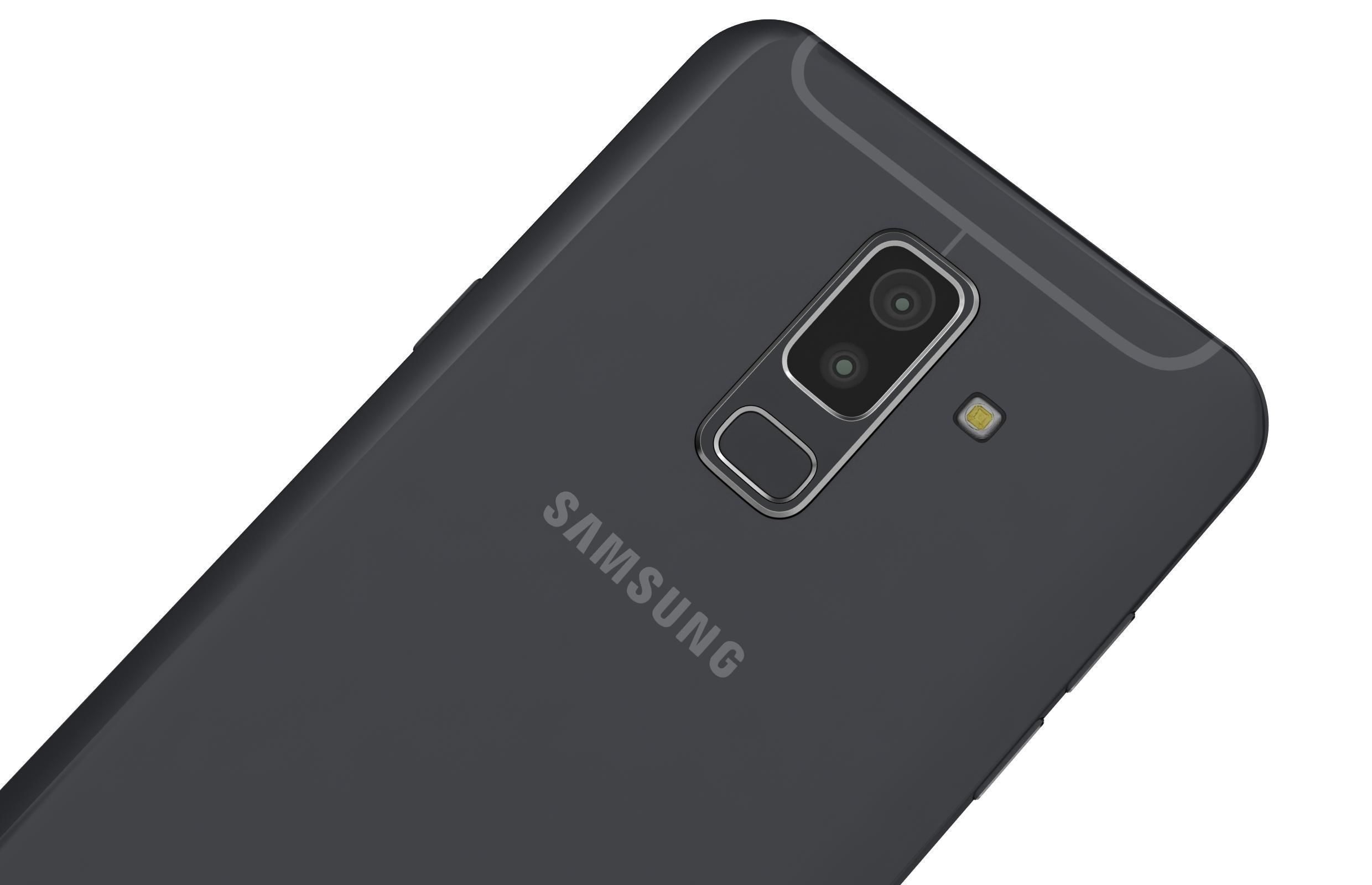 Samsung Galaxy A6 Plus Black 3D model_8