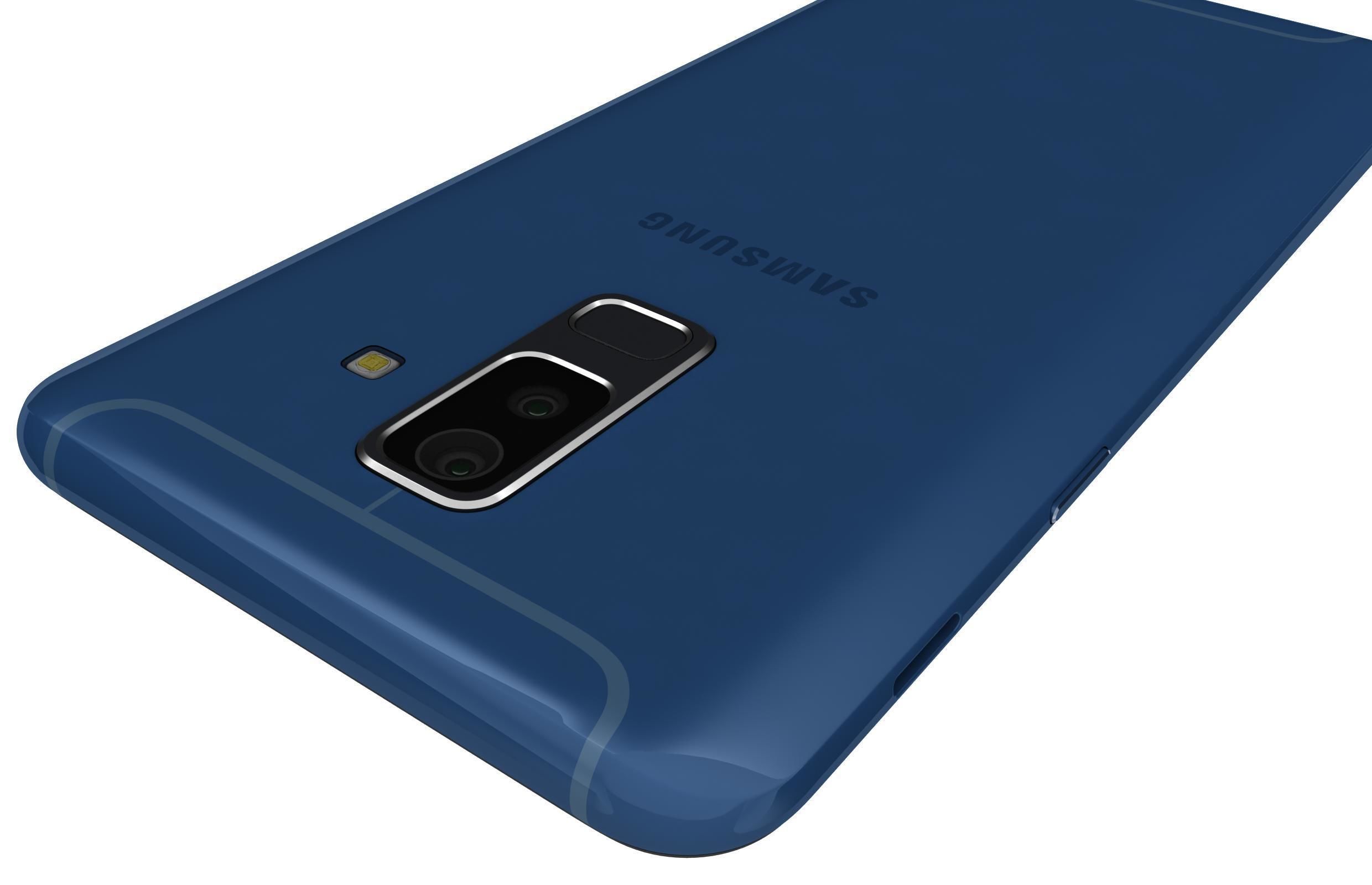 Samsung Galaxy A6 Plus Blue 3D model_10
