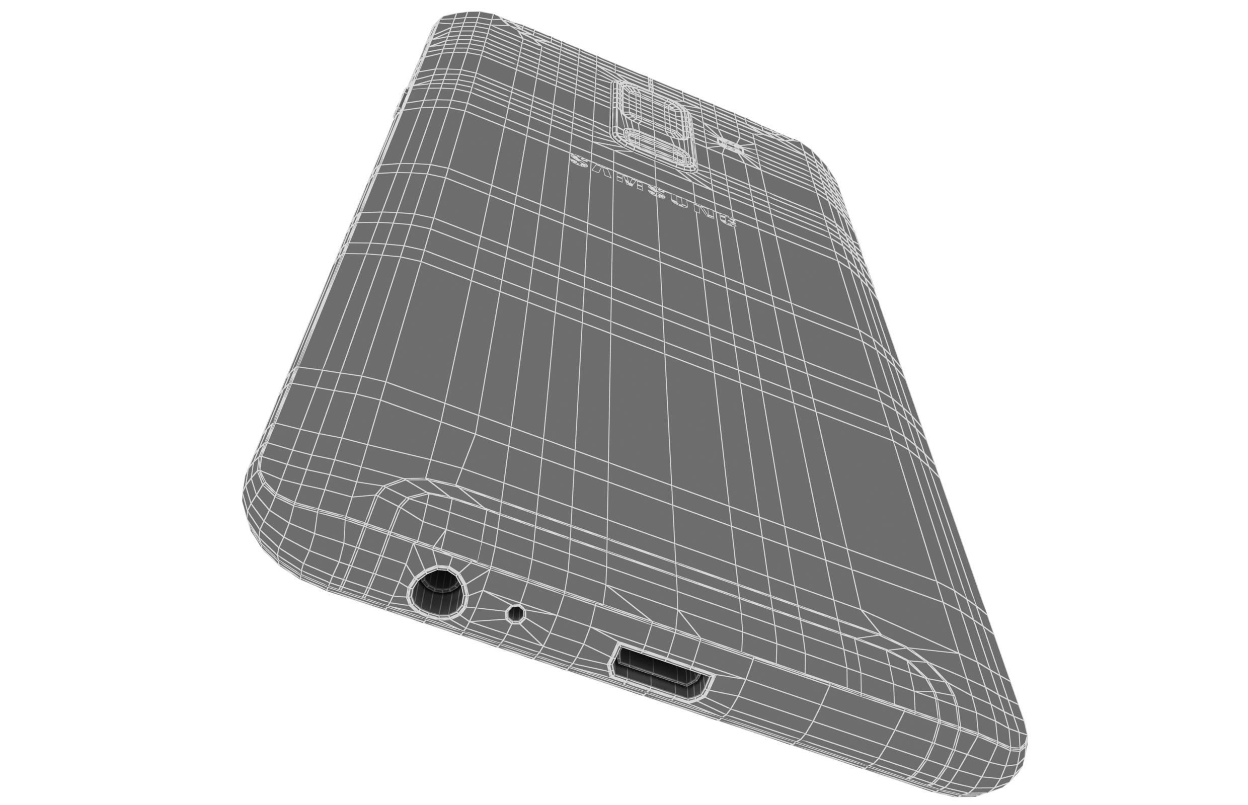 Samsung Galaxy A6 Plus Blue 3D model_16