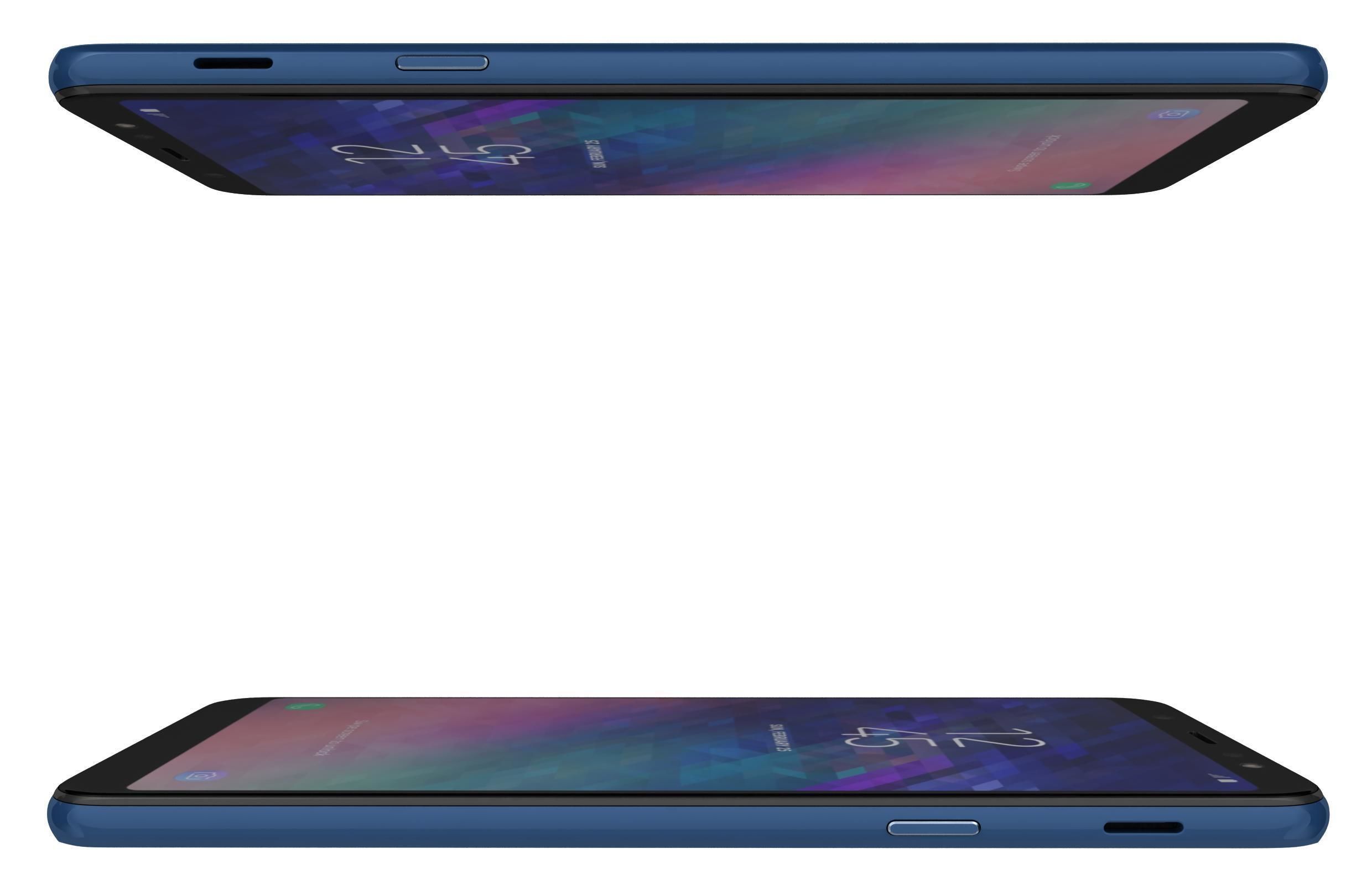 Samsung Galaxy A6 Plus Blue 3D model_3