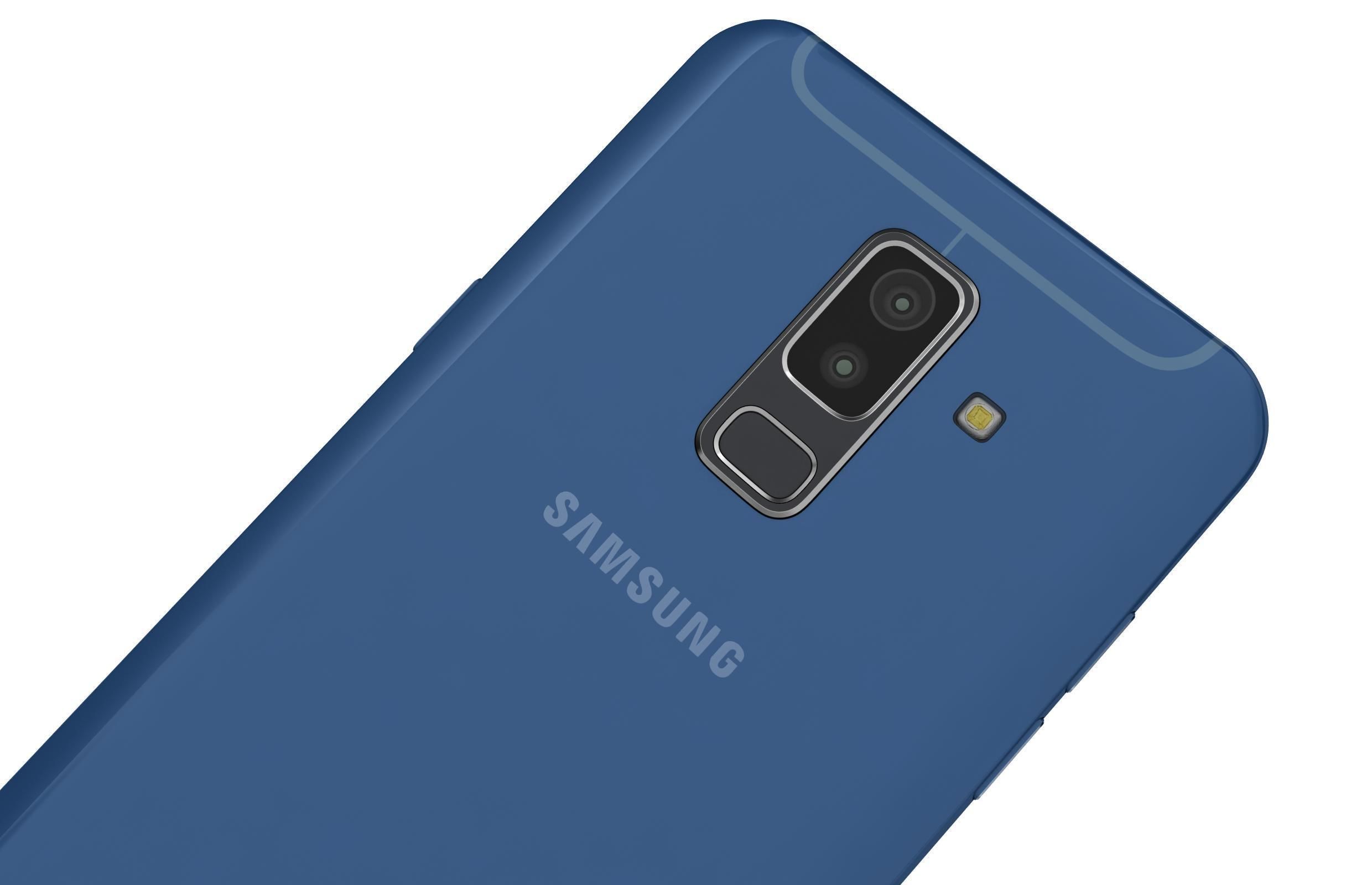 Samsung Galaxy A6 Plus Blue 3D model_8