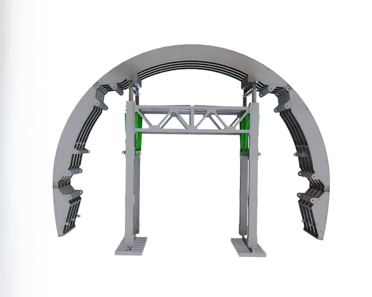Tunnel Formwork 3D model_1