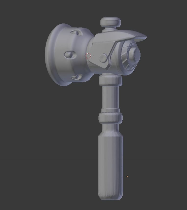 Torbjorn Hammer overwatch 3D print model_11