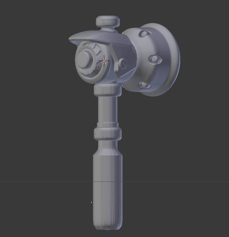 Torbjorn Hammer overwatch 3D print model_15