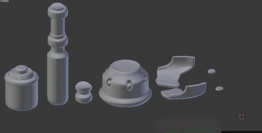 Torbjorn Hammer overwatch 3D print model_8