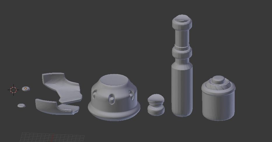 Torbjorn Hammer overwatch 3D print model_3