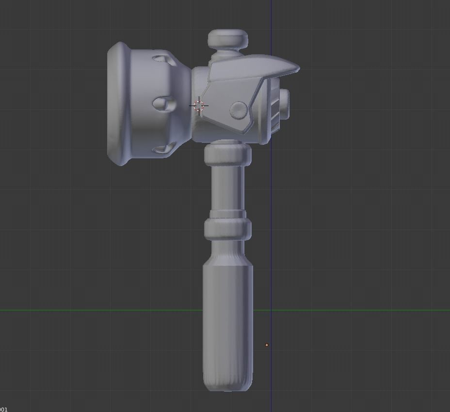 Torbjorn Hammer overwatch 3D print model_19