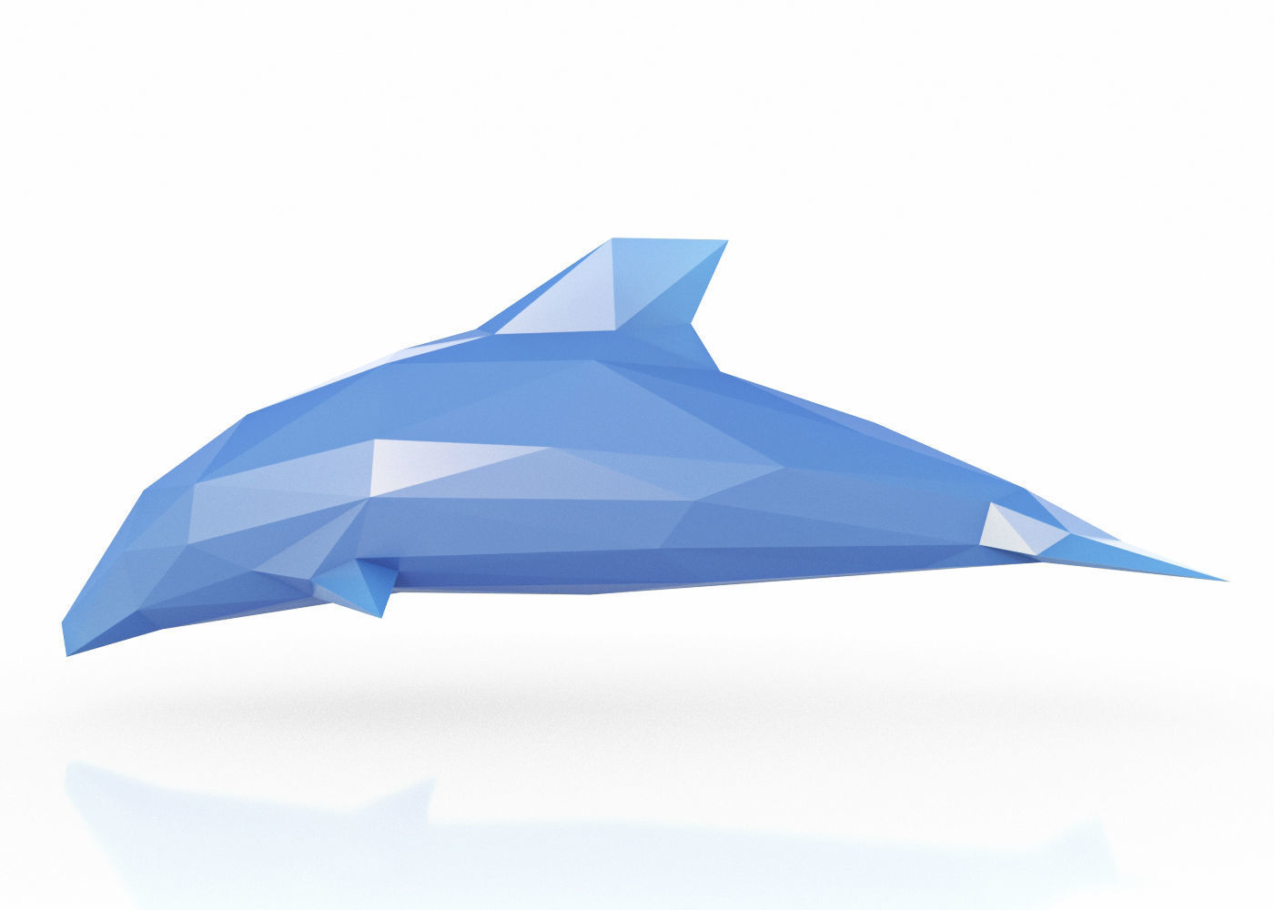 Dolphin Low Poly Low-poly 3D model