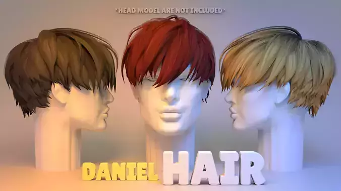 Daniel Hair 3D model