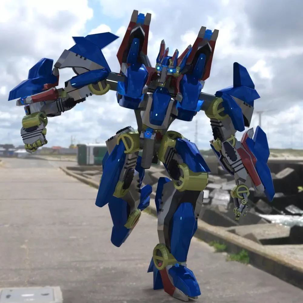 Goliath Robot Mech for fbx 3D model