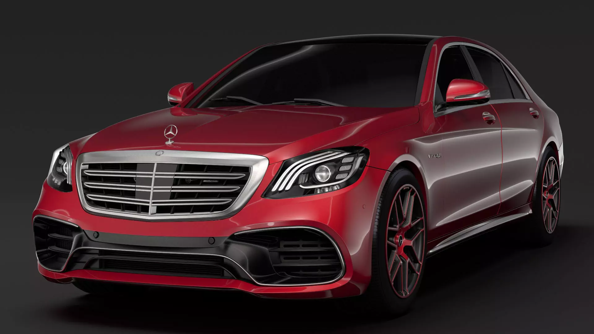 Mercedes AMG S 63 4MATIC V222 2018 Lang 3D model_0
