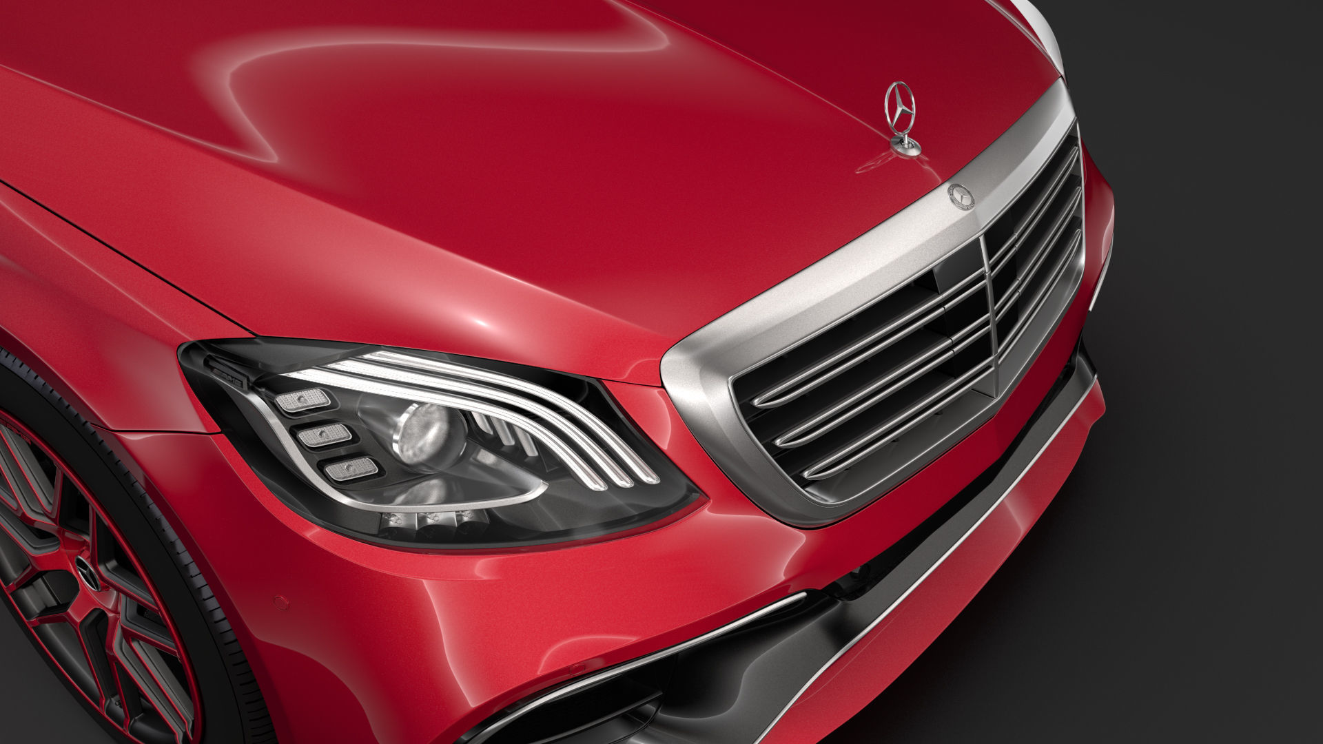 Mercedes AMG S 63 4MATIC V222 2018 Lang 3D model_2