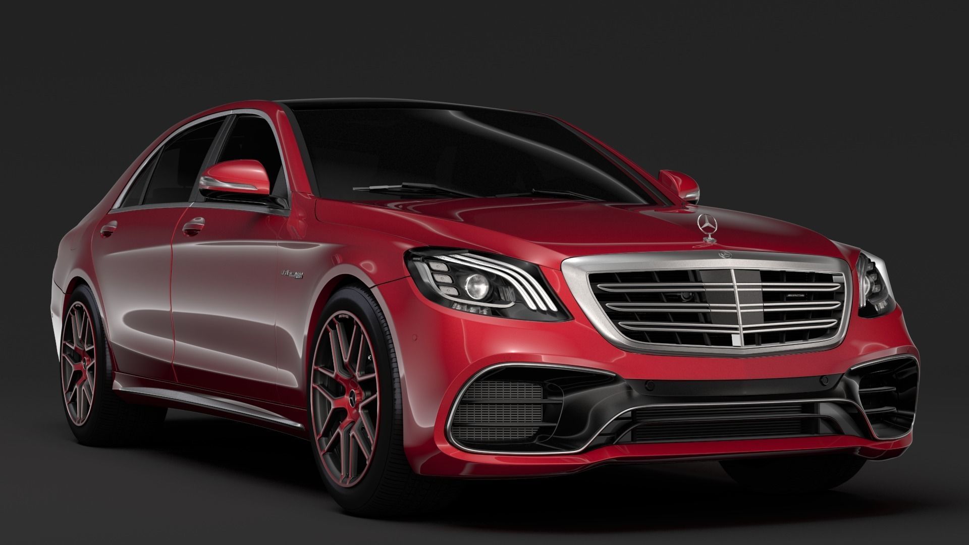 Mercedes AMG S 63 4MATIC V222 2018 Lang 3D model_4