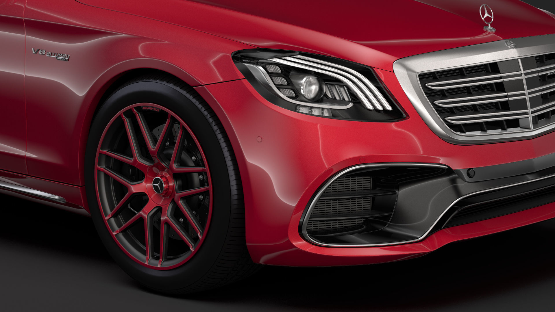 Mercedes AMG S 63 4MATIC V222 2018 Lang 3D model_5