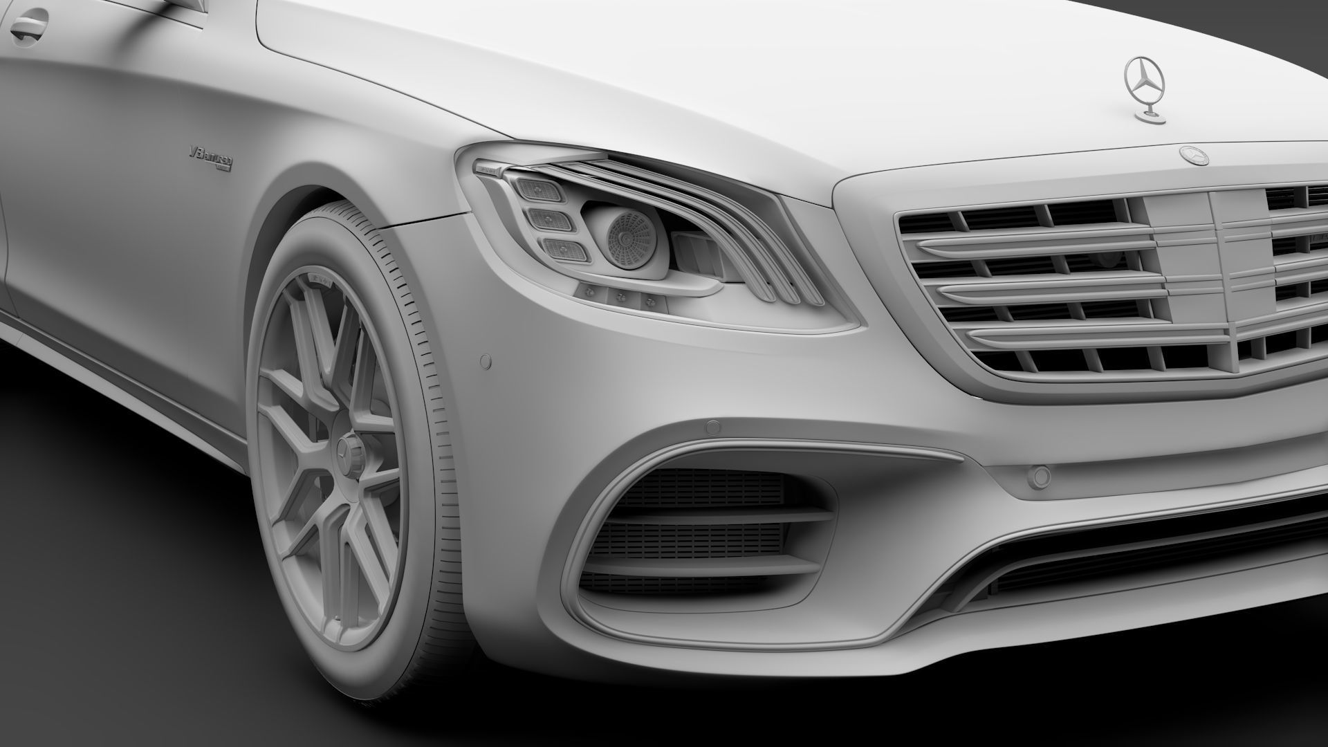 Mercedes AMG S 63 4MATIC V222 2018 Lang 3D model_14